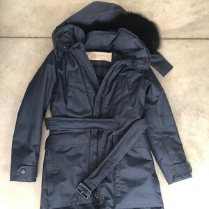 BURBERY BRIT - NAVY BLUE - PUFFER [LONG] - EXCELLENT CONDITION - XS